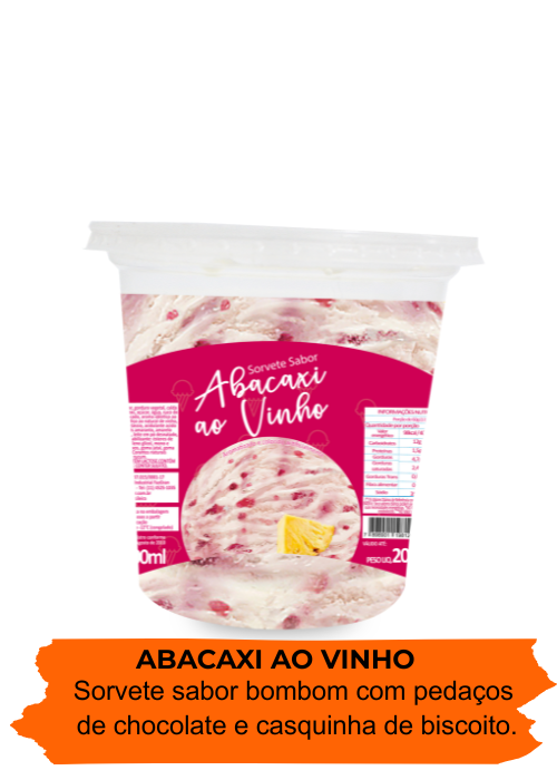 abacaxi com vinho