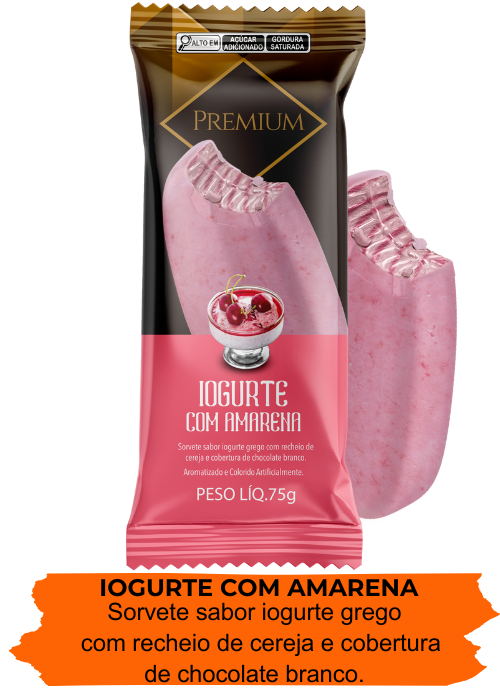 iogurte com amarena
