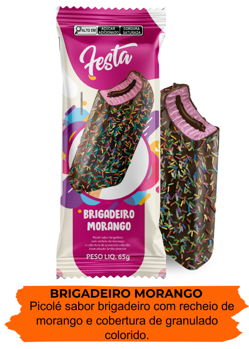 brigadeiro com morango